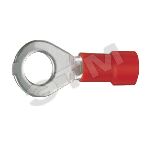 Кольцевой изолир. наконечник 0,5-1,0мм2 под винт М6 (красн.)