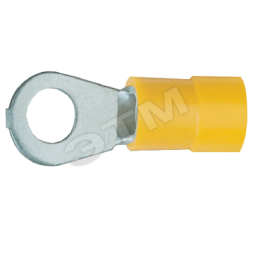 Кольцевой изолир. наконечник 4,0-6,0мм2 под винт М4 (желт.)