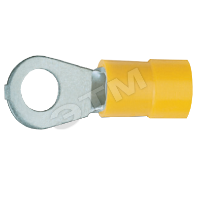 Кольцевой изолир. наконечник 4,0-6,0мм2 под винт М6 (желт.)